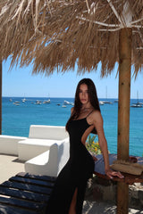 BEL MAXI DRESS Black/White