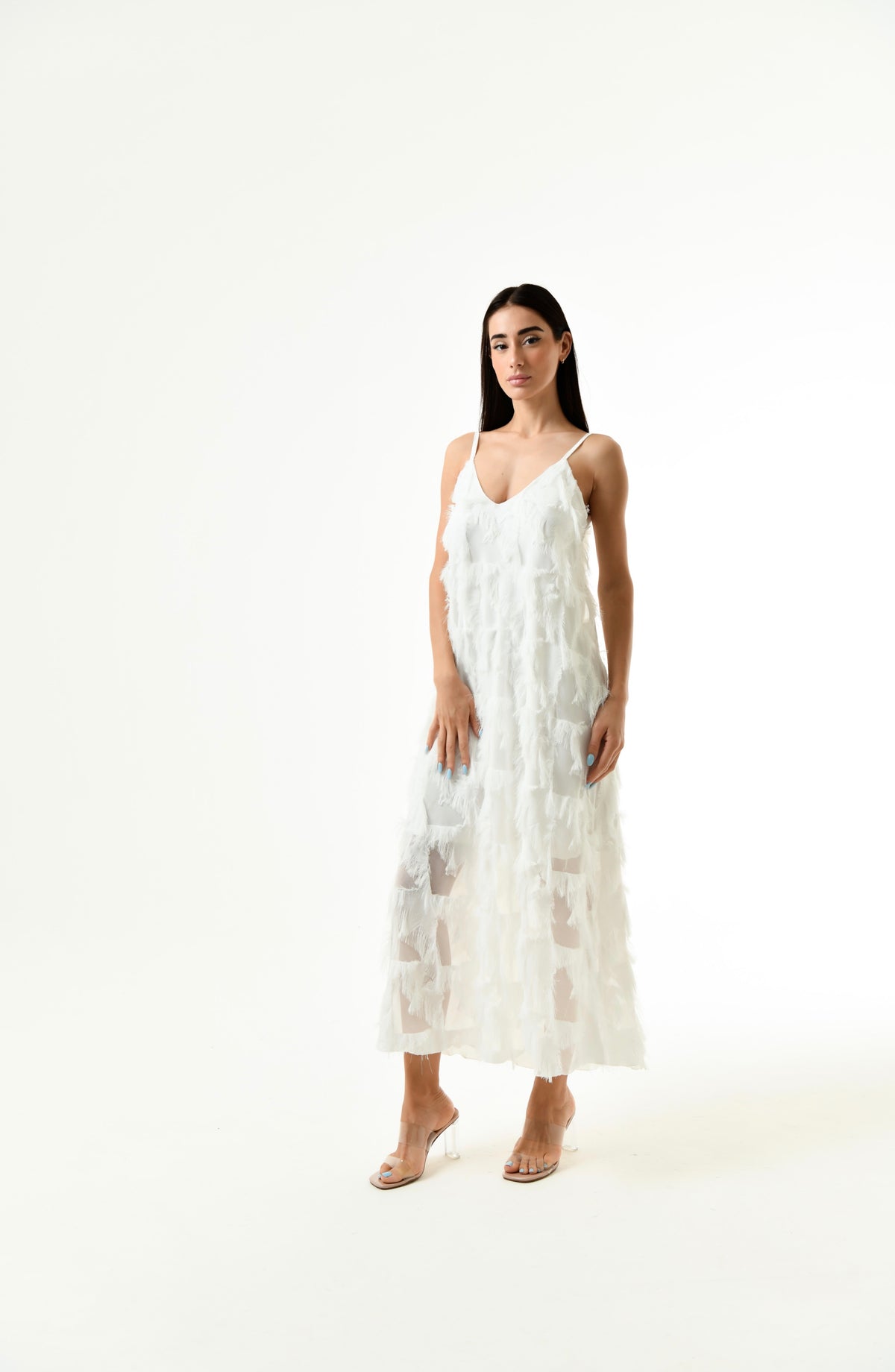 Abito Cloud Fringe Dress