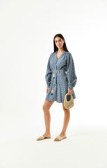 Abito Blue Santorini boho
