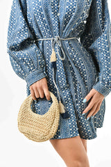 Abito Blue Santorini boho